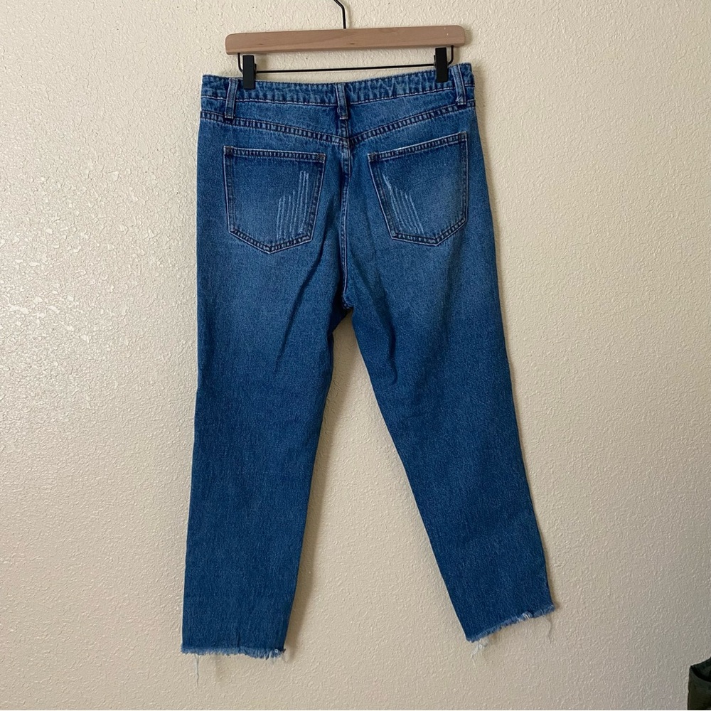 Distressed Blue Jeans - Picture 6 of 10